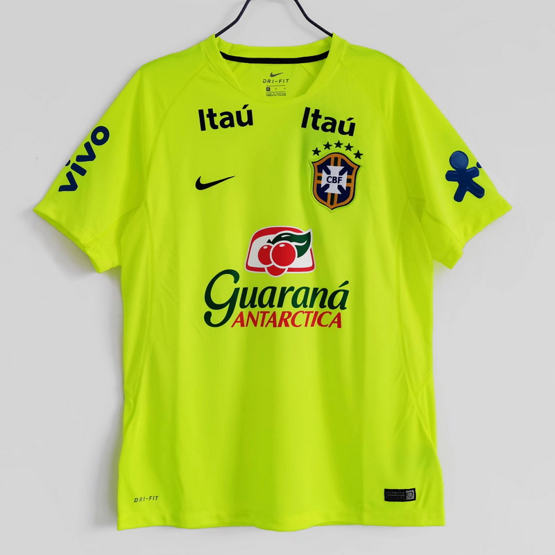 2020 Brazil fluorescent green training uniform