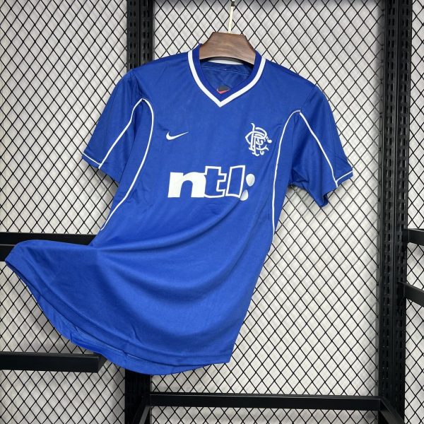 Rangers 1999/01 Home Retro Jersey - 图片 3