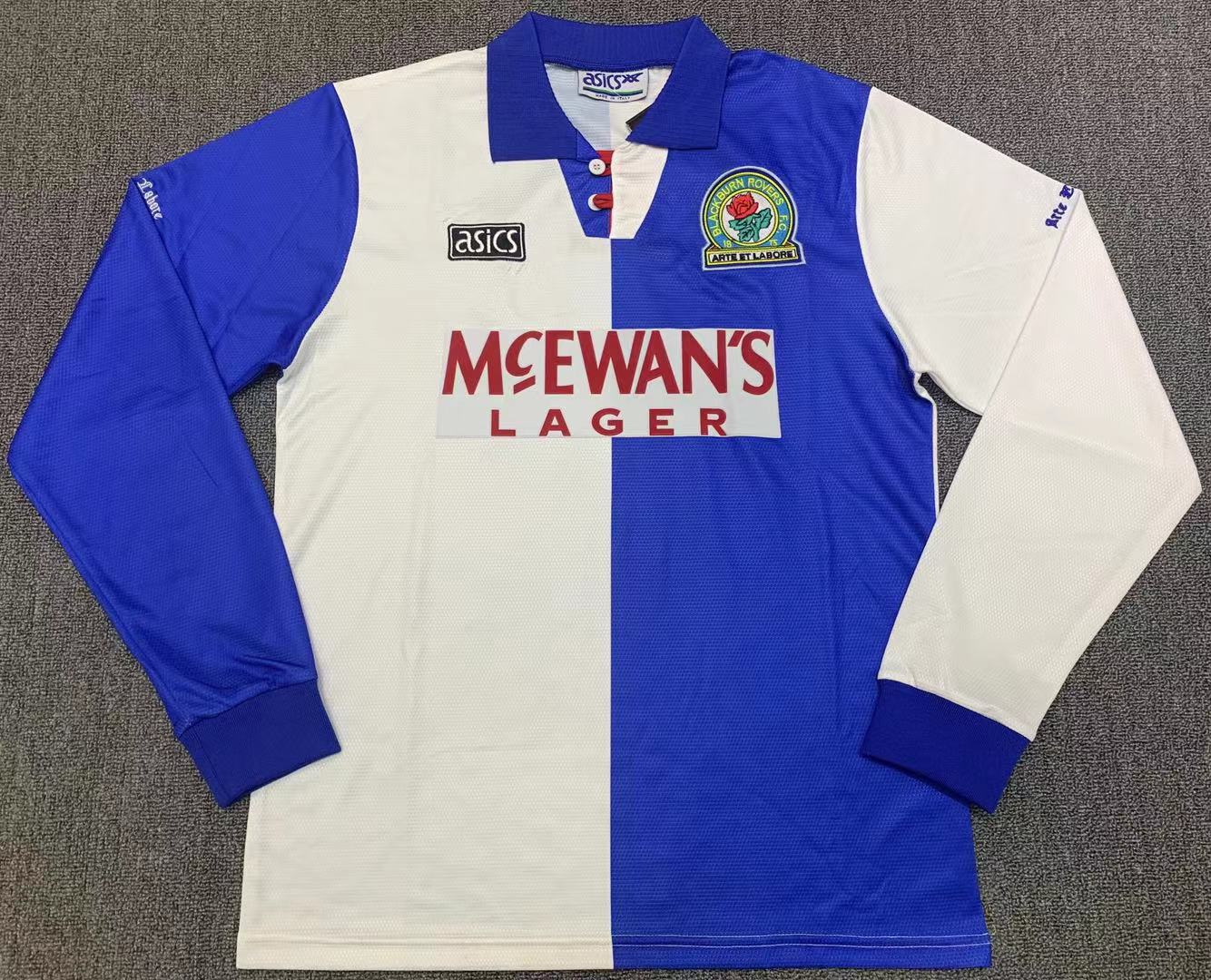 1994-95 Blackburn Rovers Home Long Sleeve