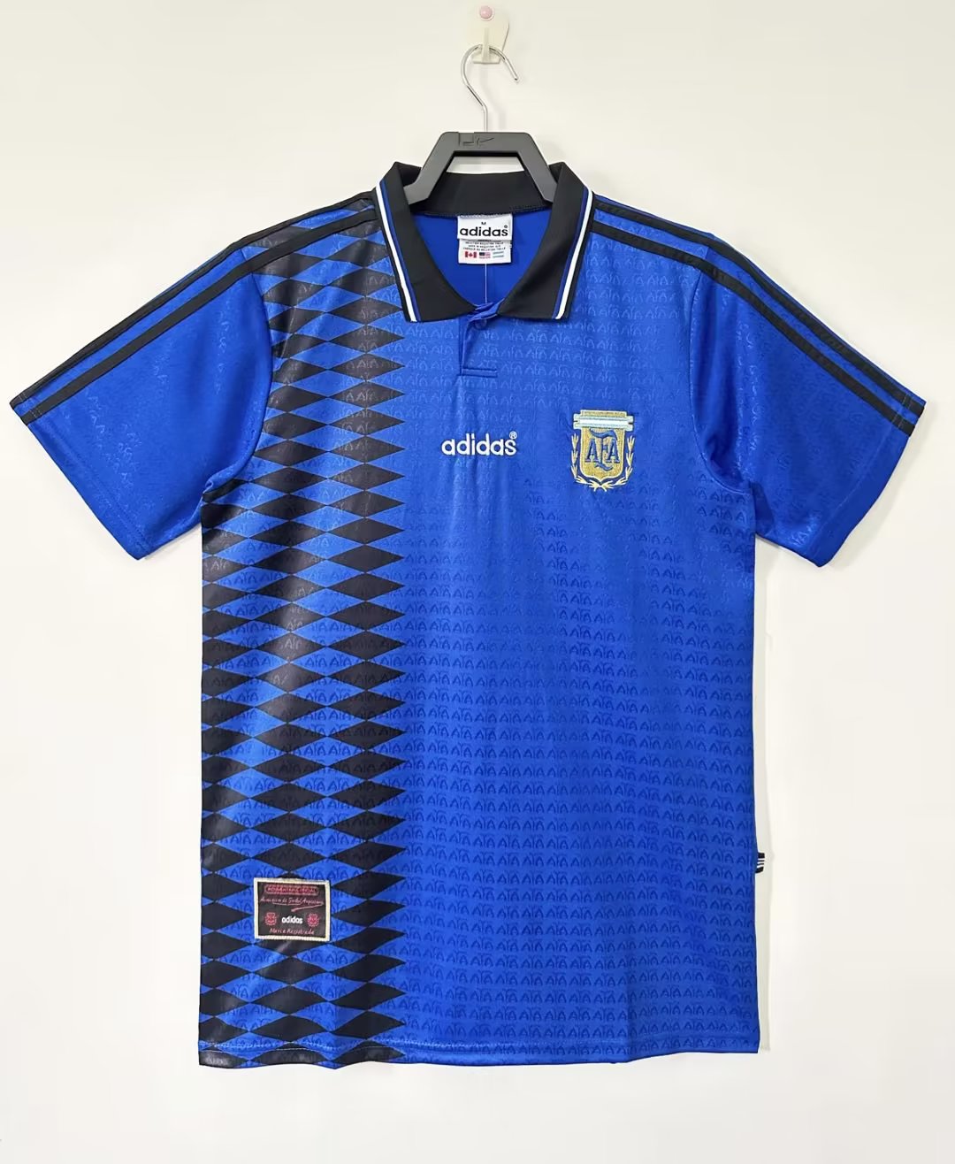 1994 Argentina away jacquard fabric