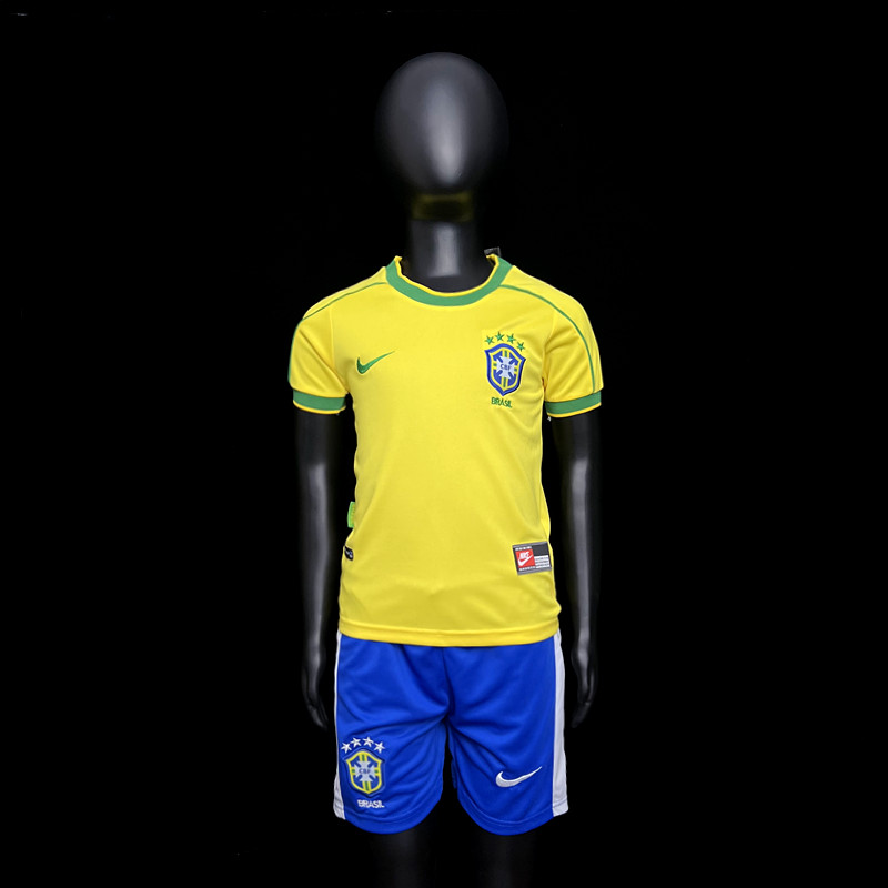 Retro 1998 Brazil home kids
