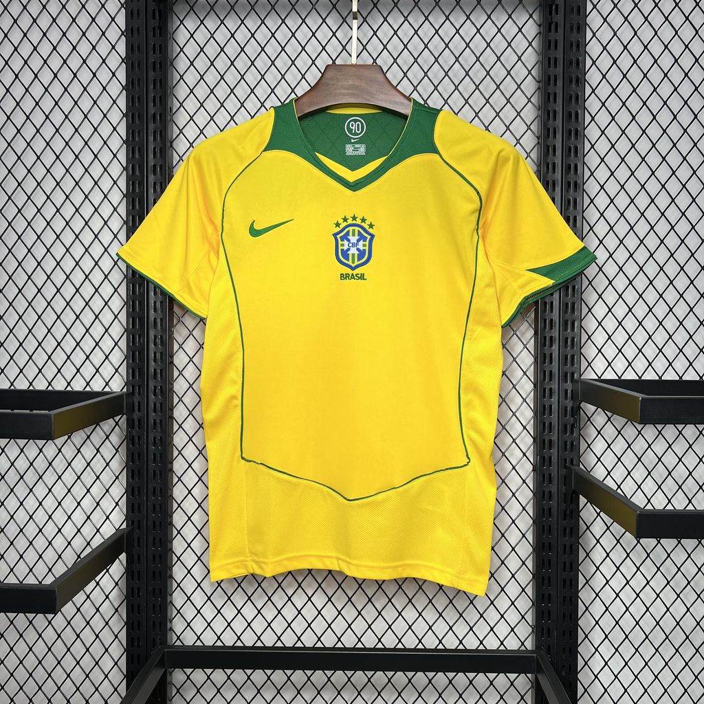 Brazil 2004 Home Retro Jersey