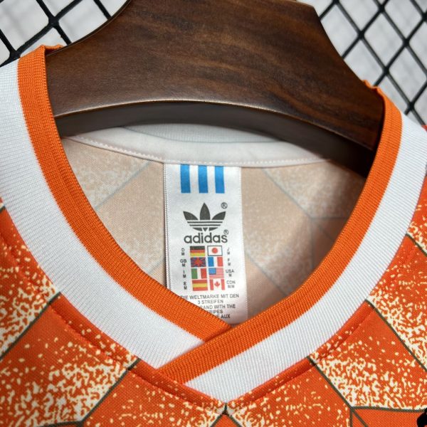 Netherlands 1988 Home Retro Jersey - 图片 6