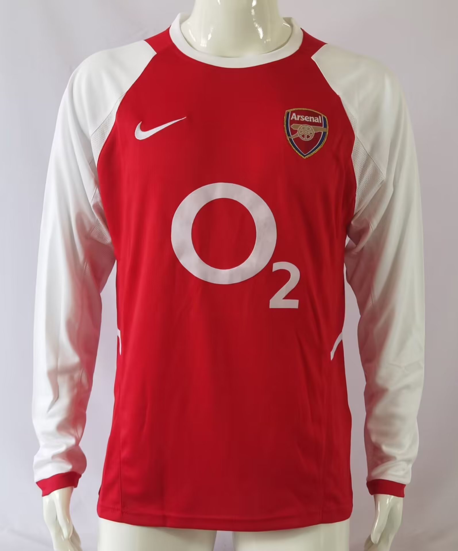 Long sleeve: 02-04 Arsenal home