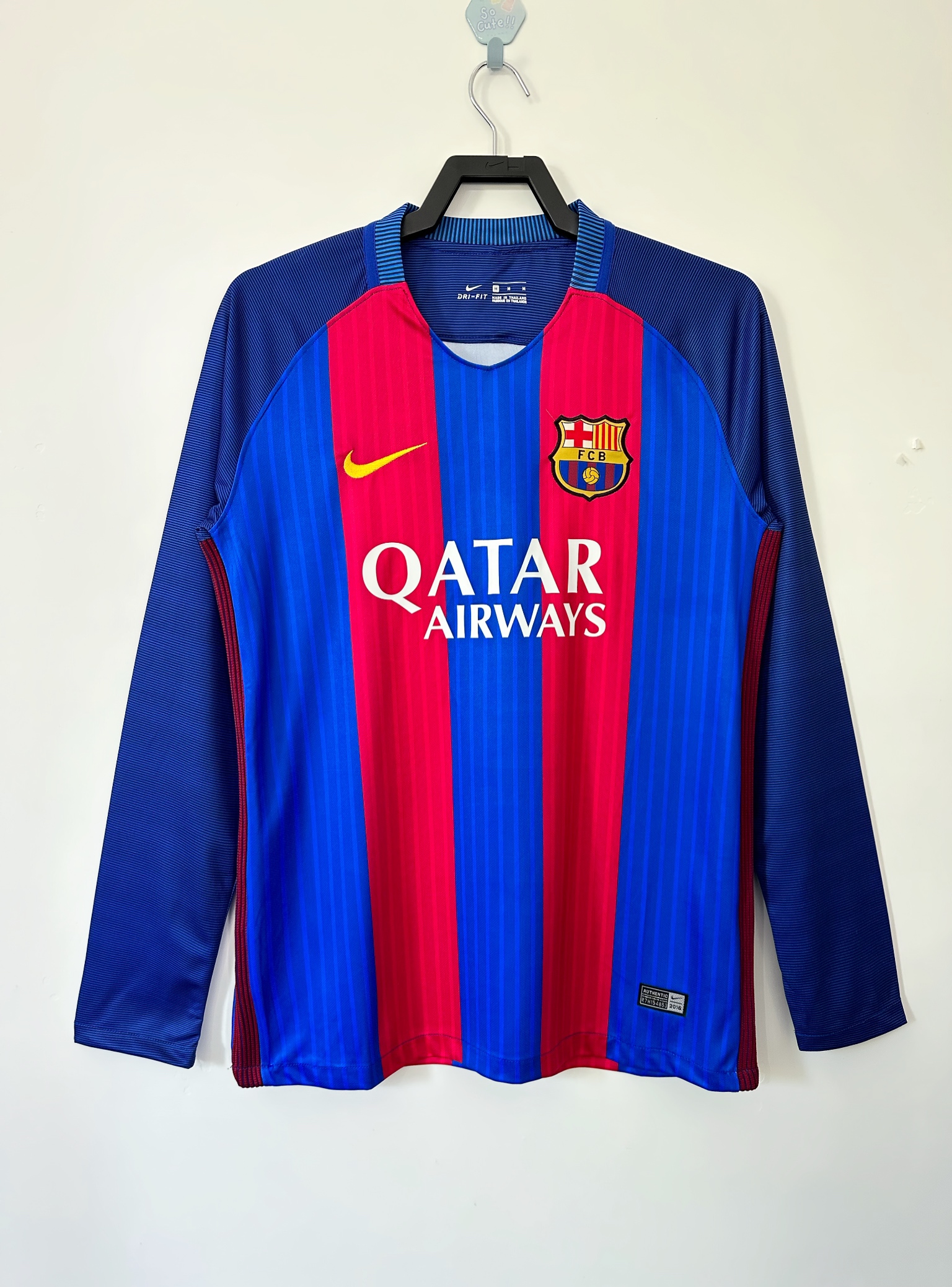 2016-17 Barcelona home long sleeves