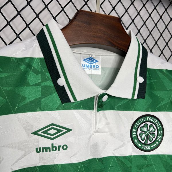 Celtic 1989/91 Home Retro Jersey - 图片 4