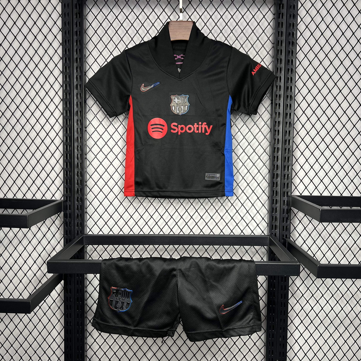 Barcelona 2024/25 Away Kids Kit