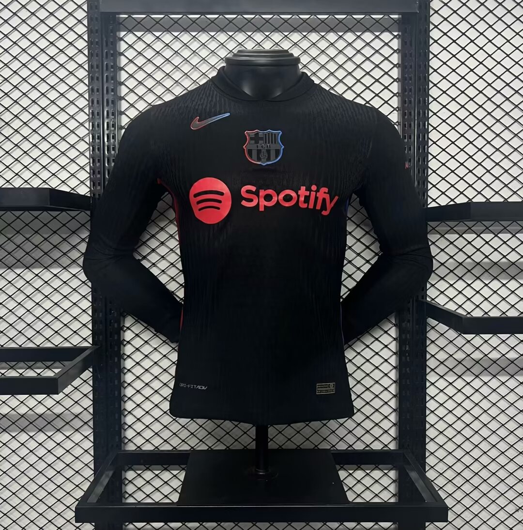 Barcelona 2024/25 Away Long Sleeves Jersey – Player