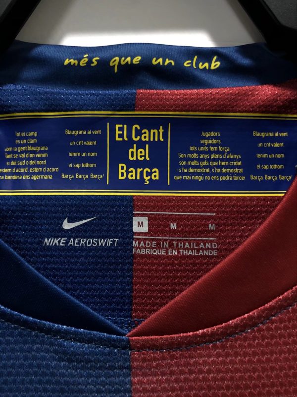 08/09 Barcelona Home Long Sleeve Champions League Edition - 图片 9
