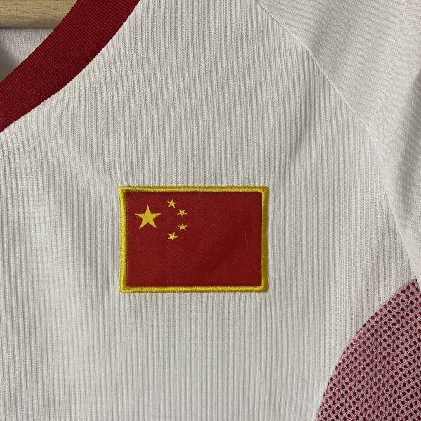2002 China National Team Home Short Sleeve - White - 图片 5