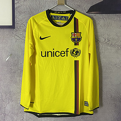 08/09 Barcelona away long sleeves