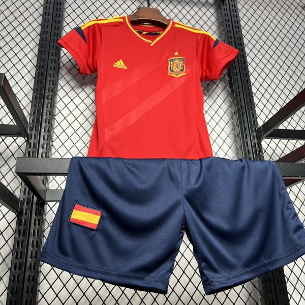 Spain 2012 Home Retro Kids Kit - 图片 2