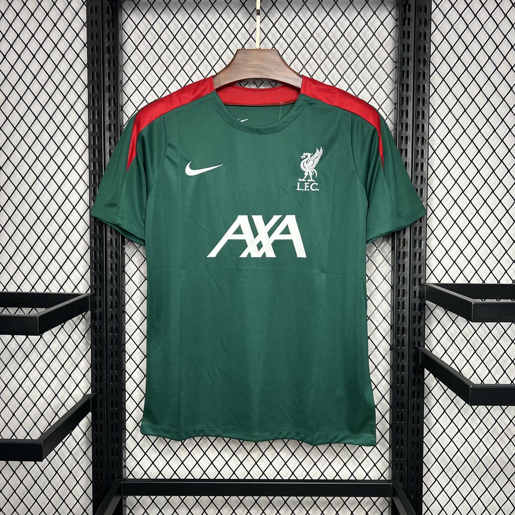 Liverpool 2024/25 Pre-match training dark green Jersey
