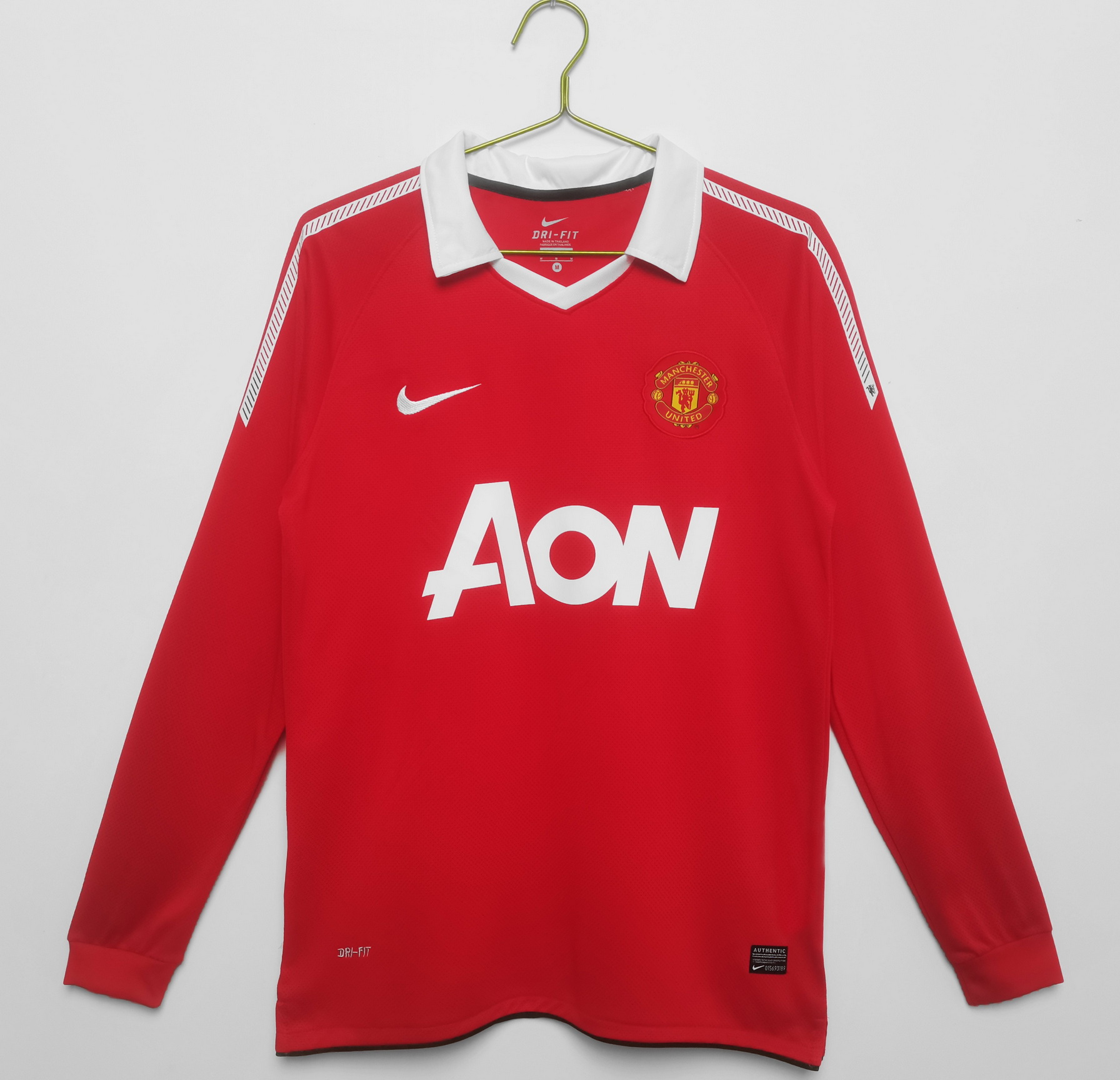 Long sleeve 2010/11 Manchester United home retro