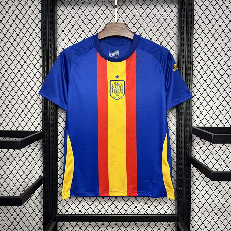 Spain 2024/25 Euro Pre-match training uniform Jersey