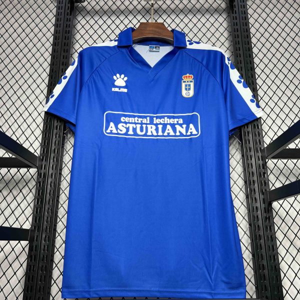 Real Oviedo 1990/91 Home Retro Jersey - 图片 5