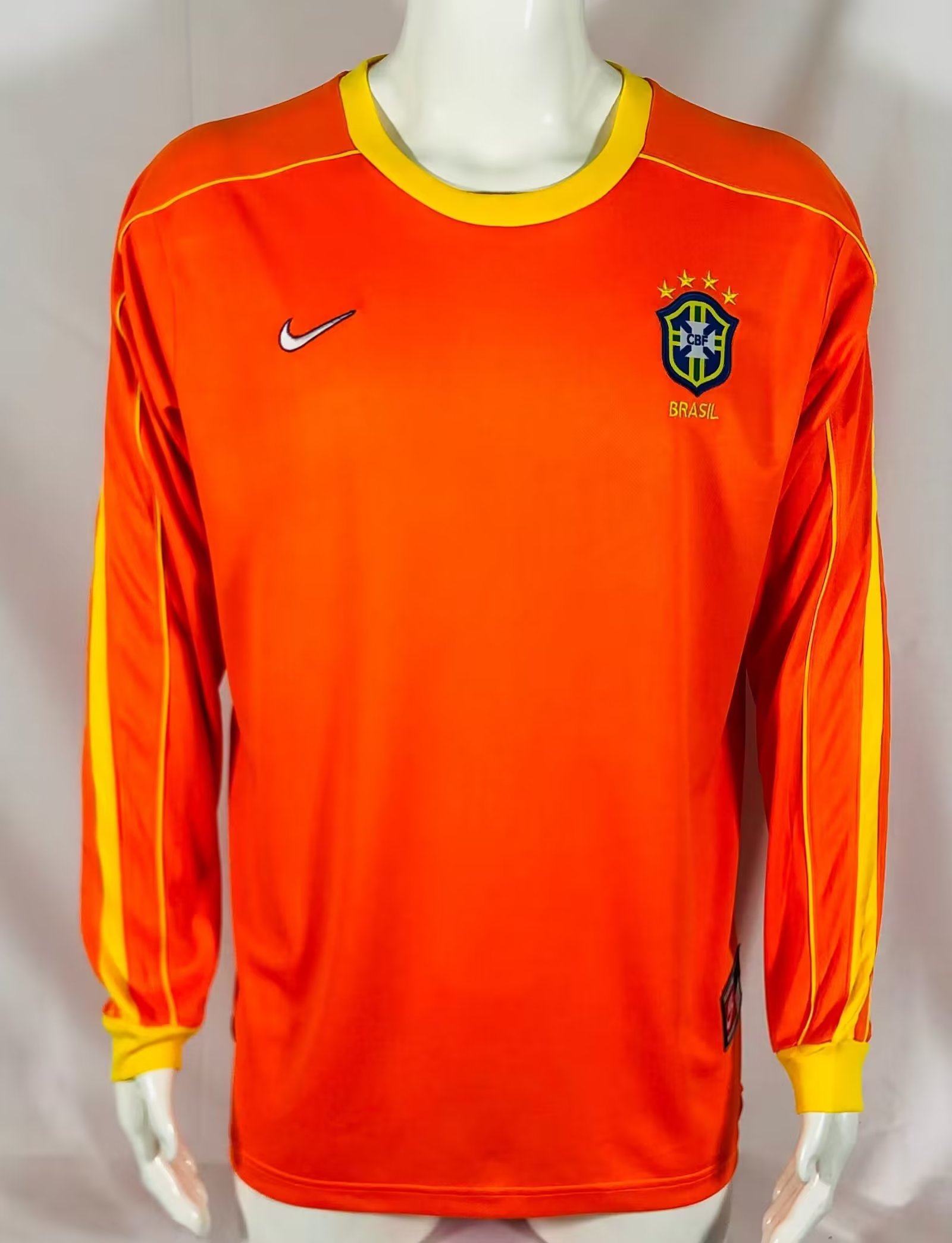 Long sleeves: 1998 Brazil goalkeeper