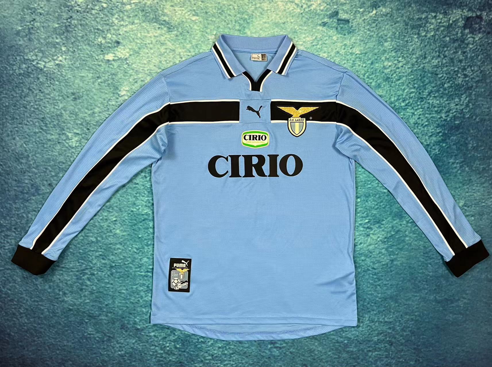 1998-2000 Lazio home long sleeves