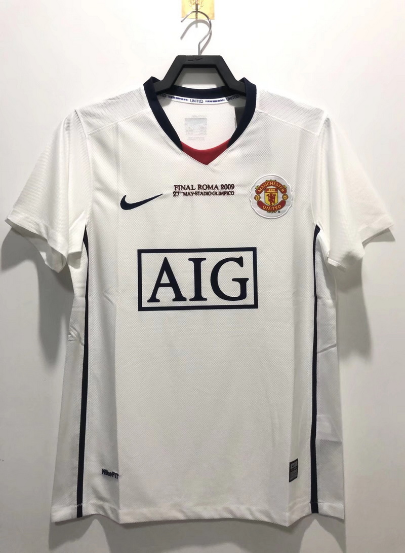 08/09 Manchester United away Champions League version
