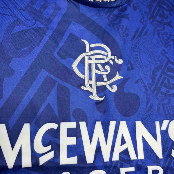 Rangers 1994/96 Home Retro Jersey - 图片 4