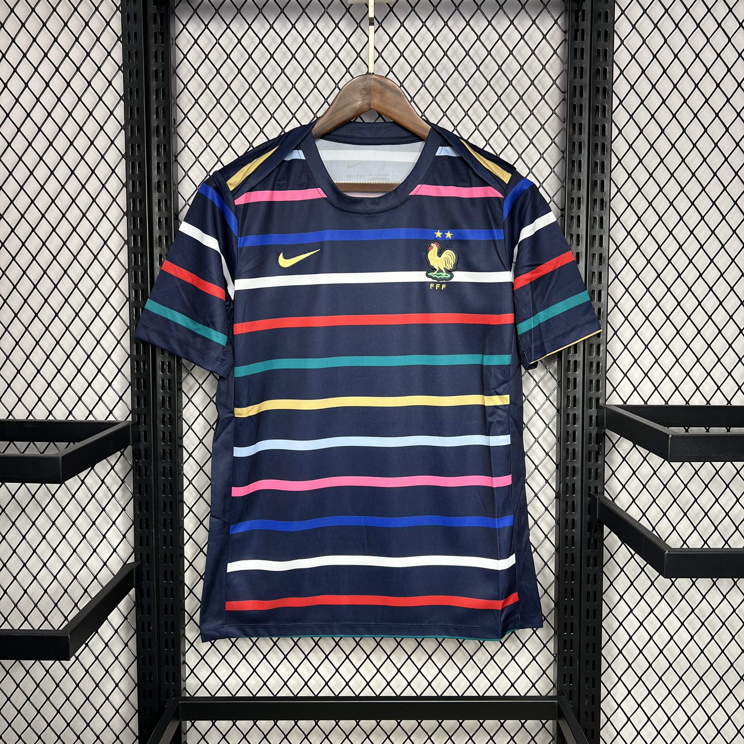 France 2024/25 Euro Pre-match training uniform Jersey