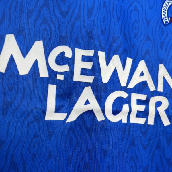 Rangers 1990/92 Home Retro Jersey - 图片 2