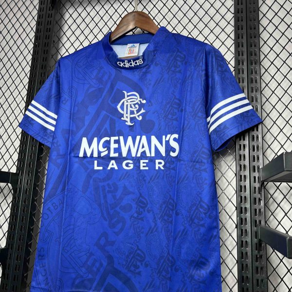 Rangers 1994/96 Home Retro Jersey - 图片 2