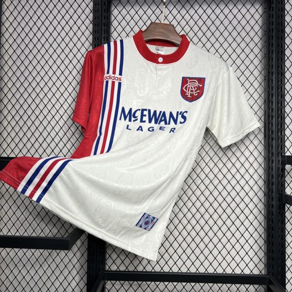 Rangers 1996/97 Away Retro Jersey - 图片 7