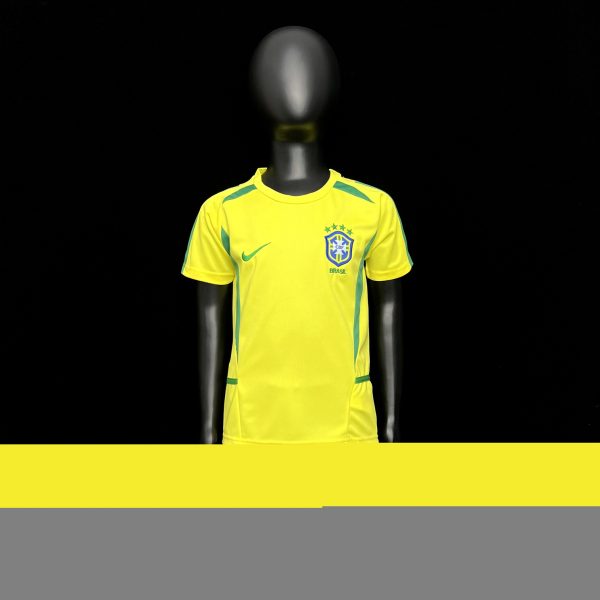 Retro 2002 Brazil home kids