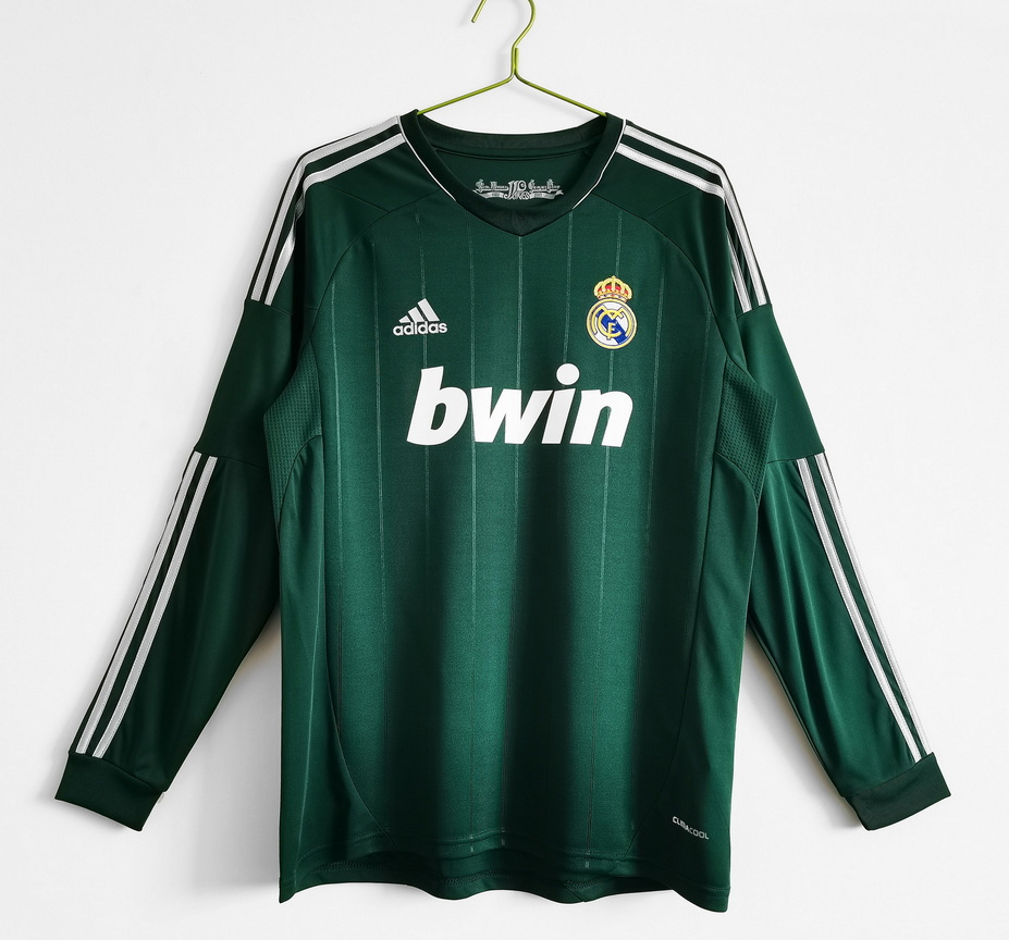 Long sleeve: 2012/13 Real Madrid 2 Away Retro