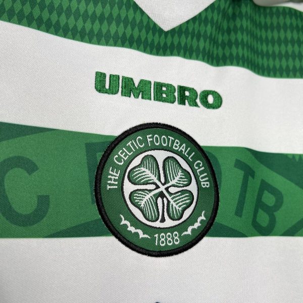 Celtic 1998/99 Home Retro Jersey - 图片 4