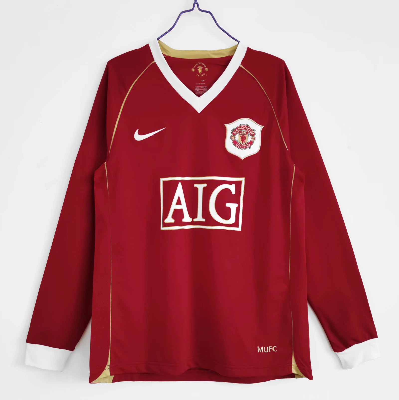 Long sleeve: 2006/07 Manchester United home