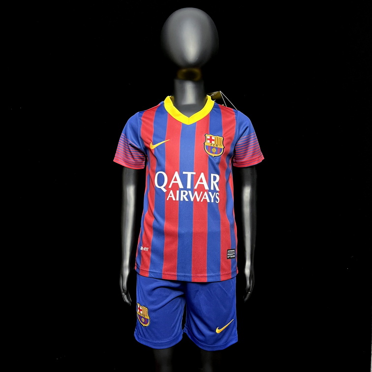 Retro Barcelona 13/14 home kids