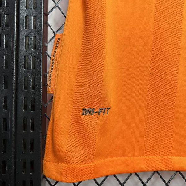 Corinthians 2010 Orange Color Retro Jersey - 图片 6