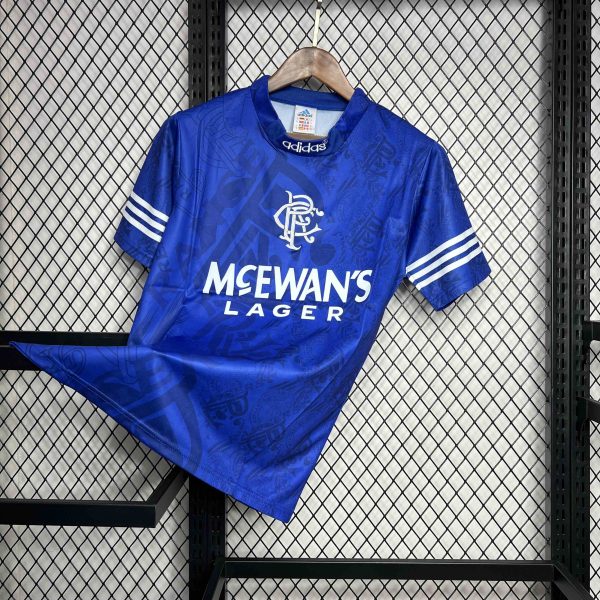 Rangers 1994/96 Home Retro Jersey - 图片 3