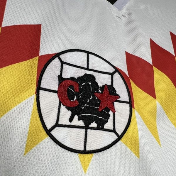 Club America 1995 White Corteiz Retro Jersey - 图片 4
