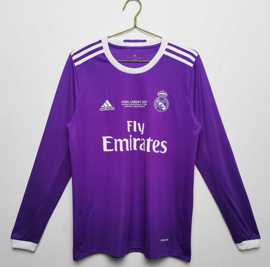 Long sleeve: 2016/17 Real Madrid away