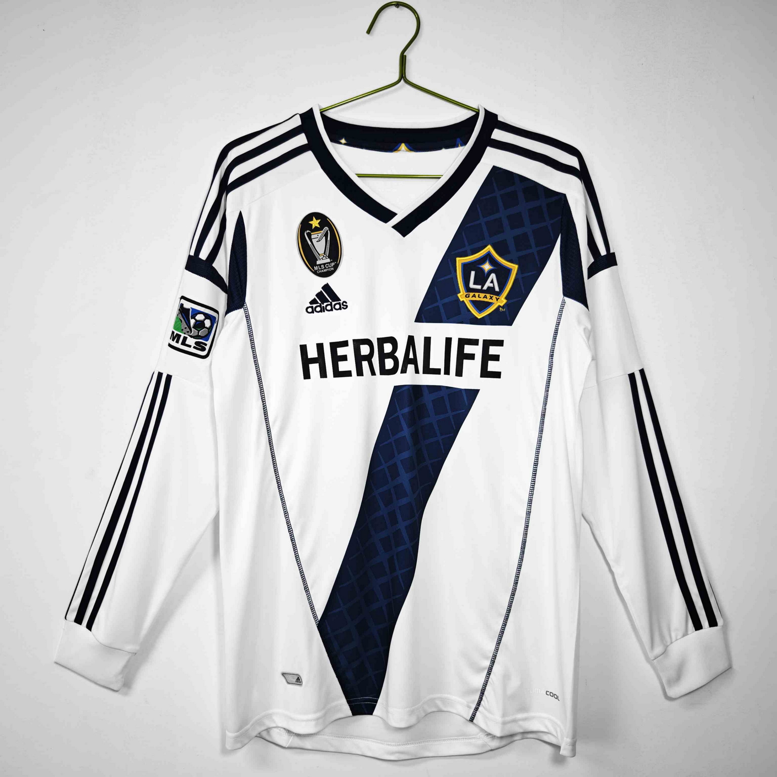 Long sleeves: 2012 season Los Angeles Galaxy home retro