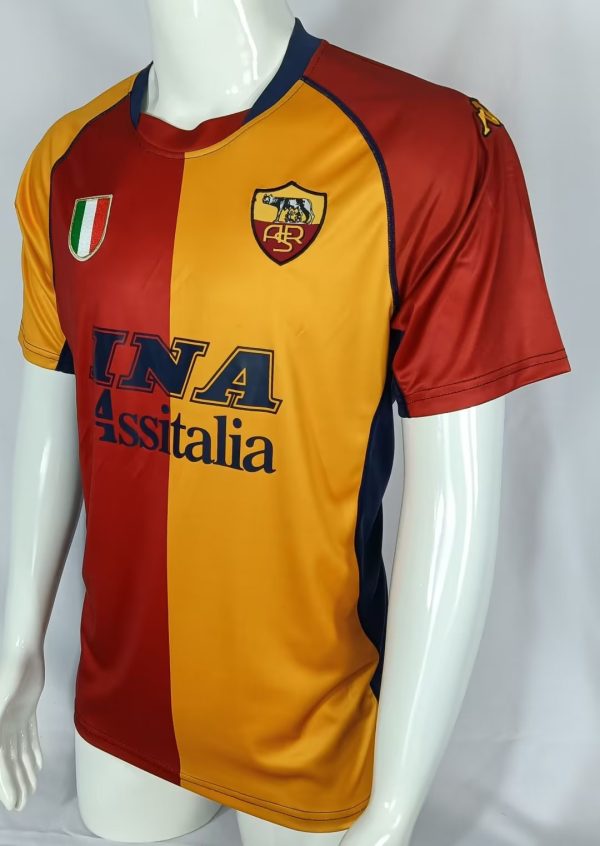 01-02 Roma home Champions League version - 图片 3