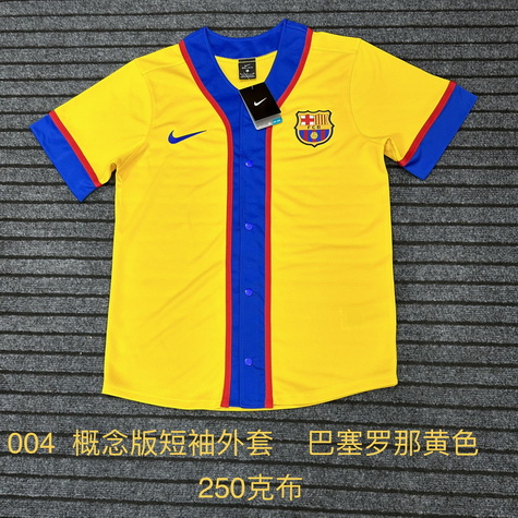Concept football short sleeve jacket Barcelona
