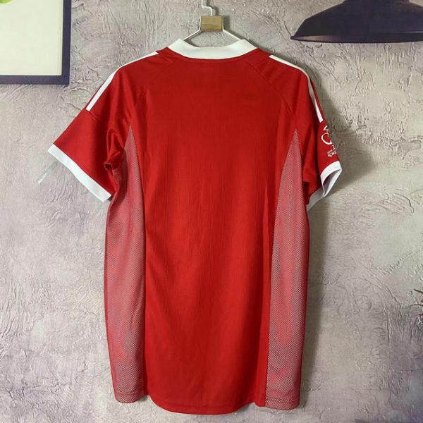 2002 China Team Away Short Sleeve - Red - 图片 2