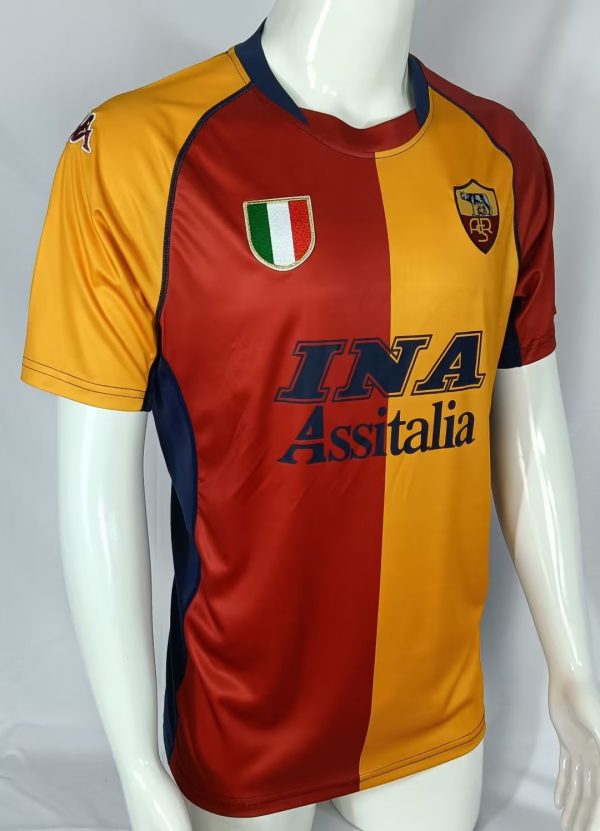 01-02 Roma home Champions League version - 图片 4
