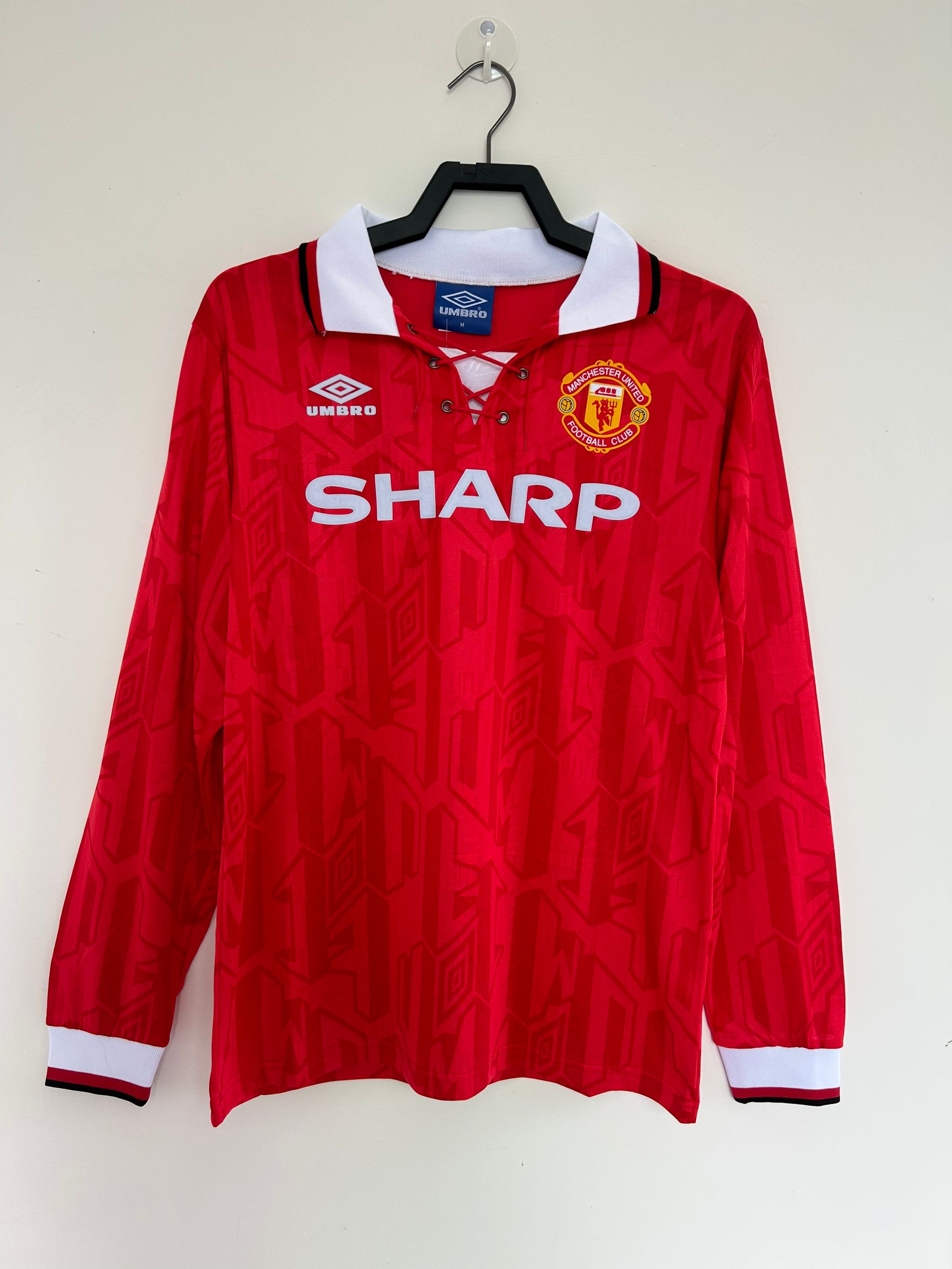 1992-94 Manchester United Home Long Sleeve