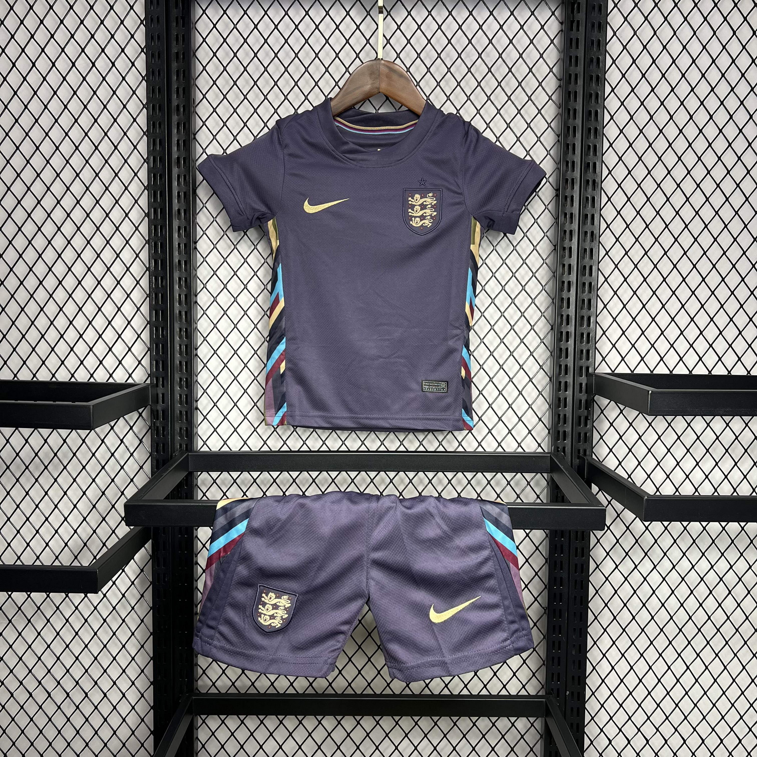 England 2024/25 Euro Away Kids Kit