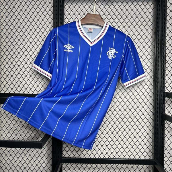 Rangers 1982/84 Home Retro Jersey - 图片 6