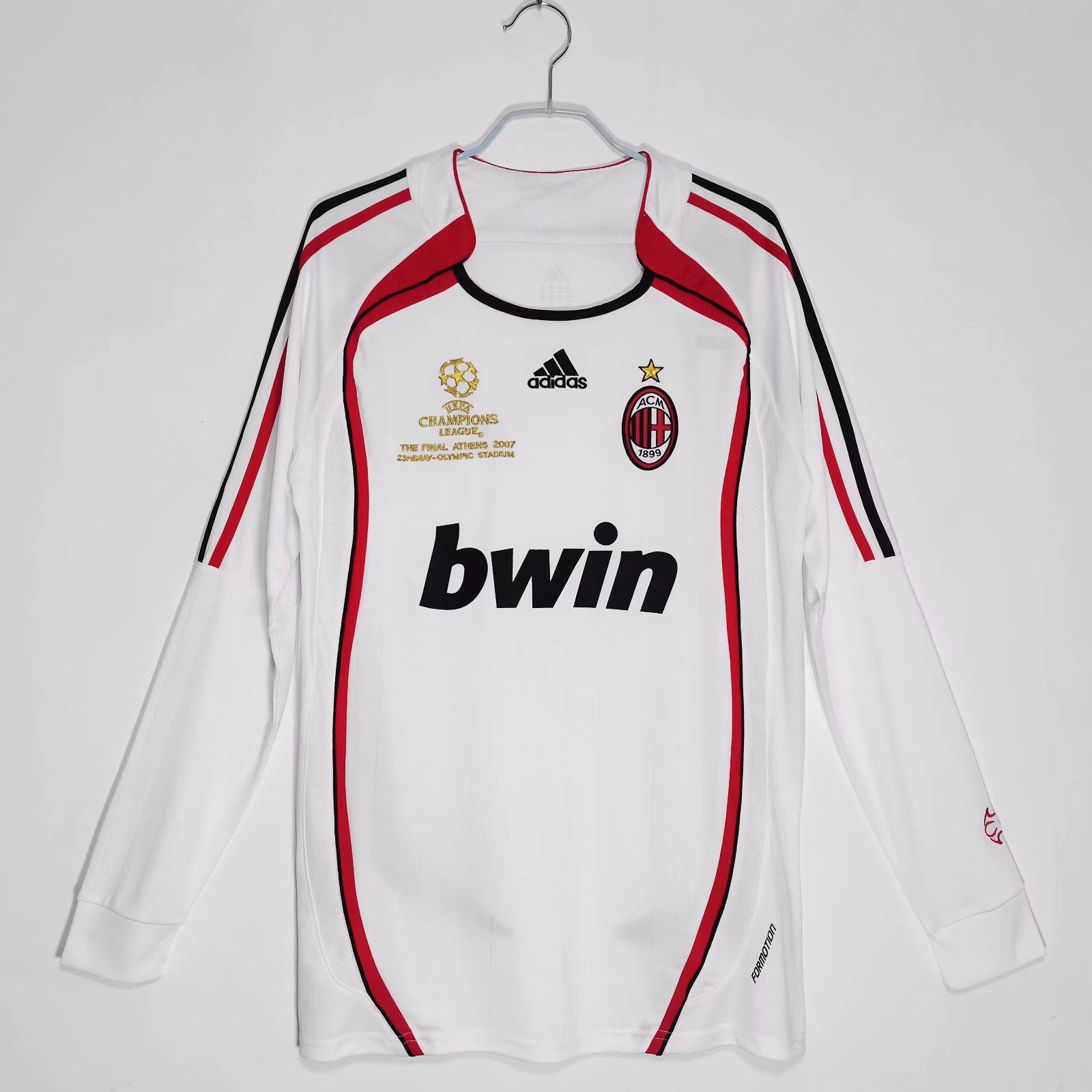 Long sleeve: 2006/07 AC Milan away