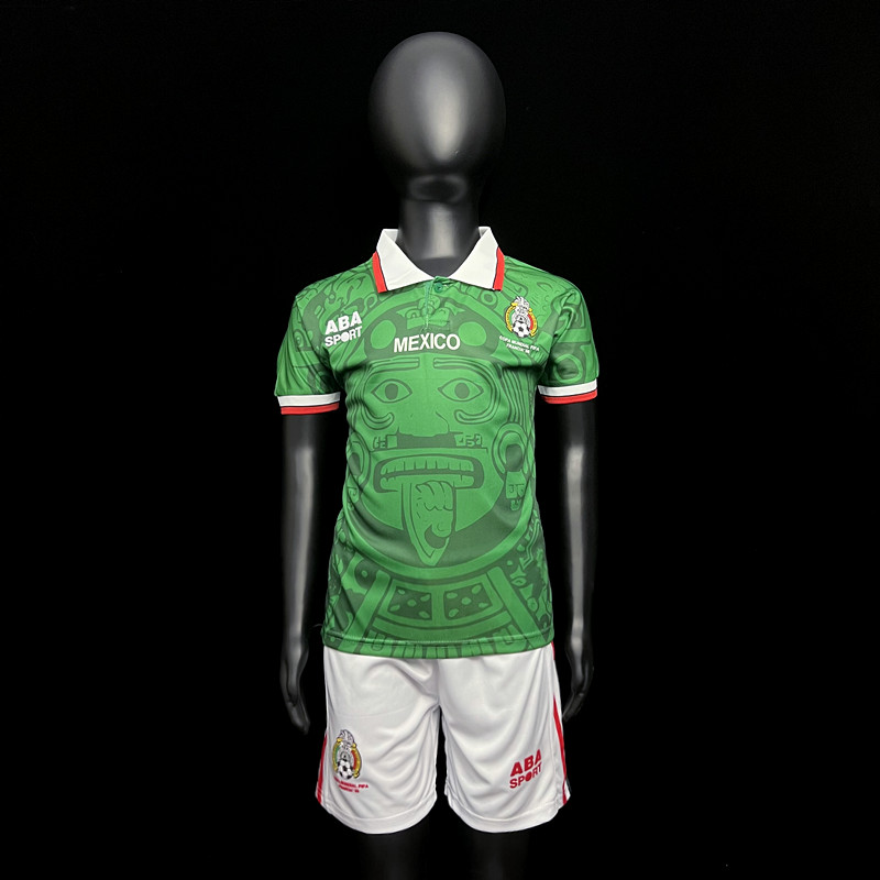 Retro 1998 Mexico home kids