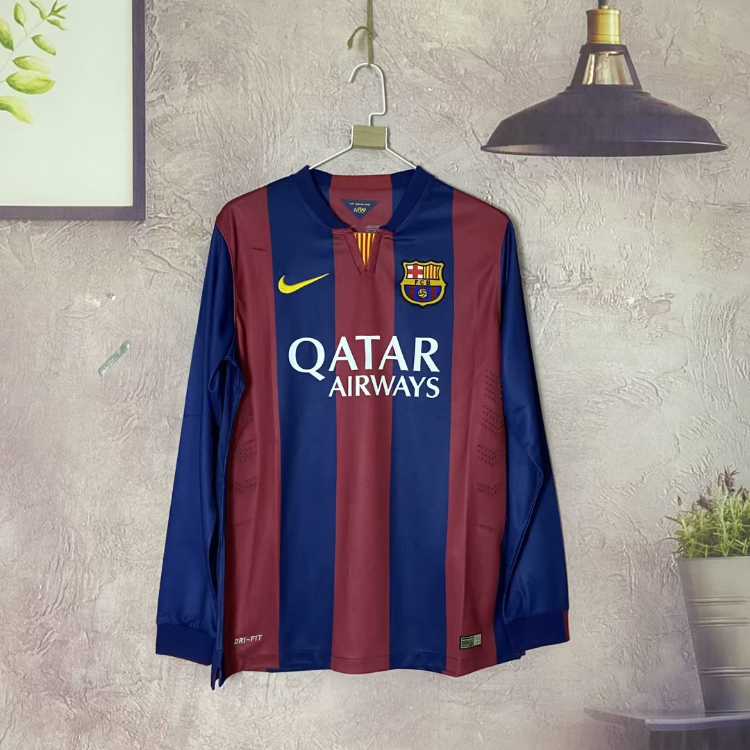 14/15 Barcelona home long sleeve