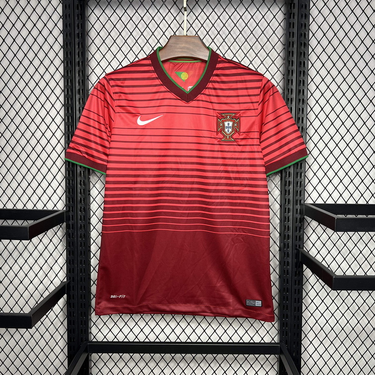 Portugal 2014 Centennial Home Retro Jersey