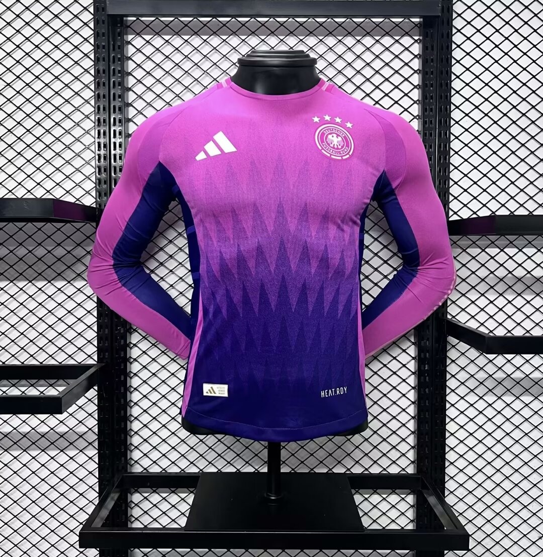Germany 2024/25 Euro Away Long Sleeves Jersey – Player Version